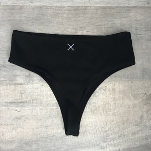 BoutineLA Manhattan Black High-Waist Bottoms